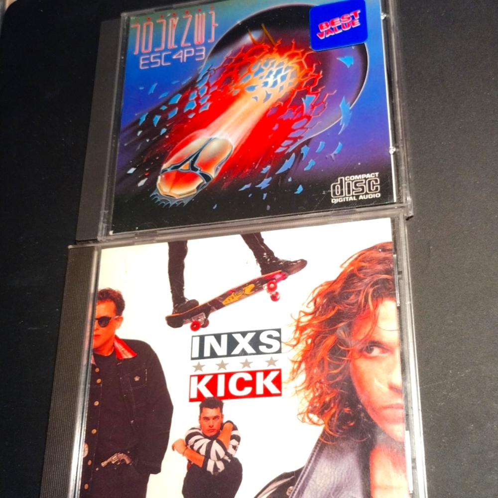 Journey escape cd, INXS kick CD